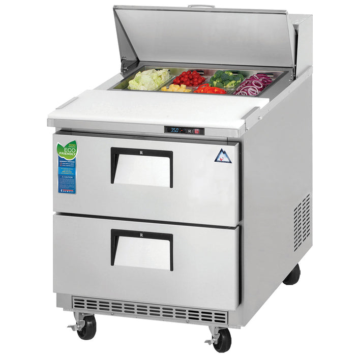 Everest Back Mounted Drawered Sandwich Prep Table