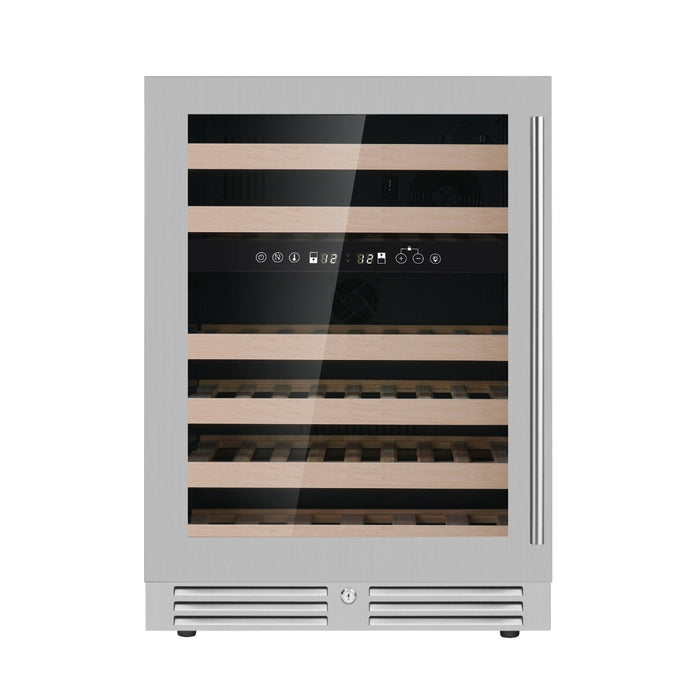 24 Inch Under Counter LOW-E Glass Door Wine Cooler
