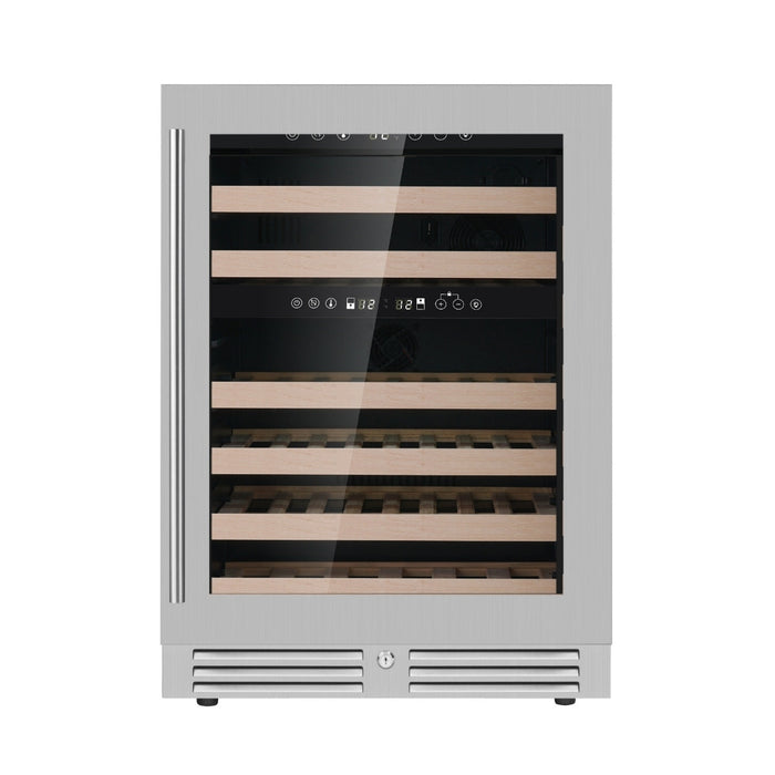24 Inch Under Counter LOW-E Glass Door Wine Cooler