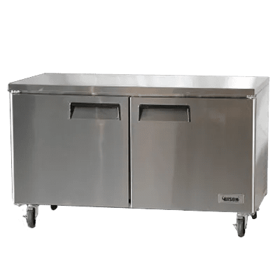 Bison Two Door Underocunter Freezer BUF-60