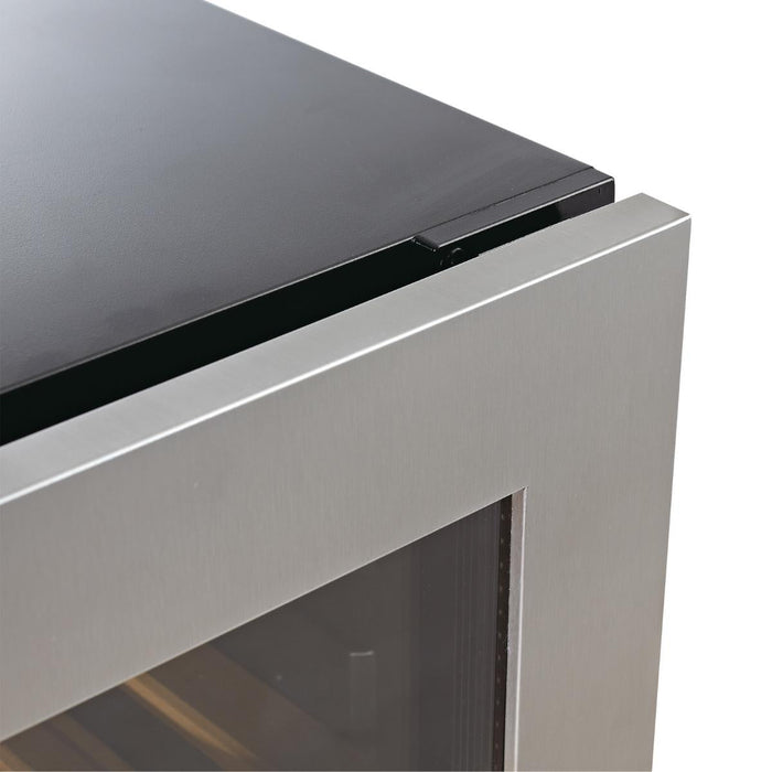 Kingsbottle Beer and Wine Cooler Combination with Low-E Glass Door