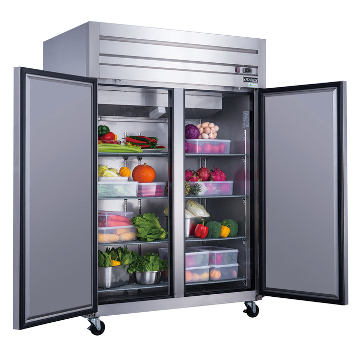 Dukers Commercial Reach In Refrigerator