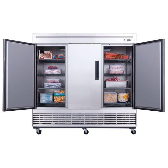 Dukers Commercial Reach In Freezer