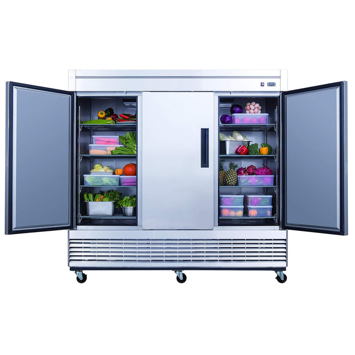 Dukers Commercial Reach In Freezer