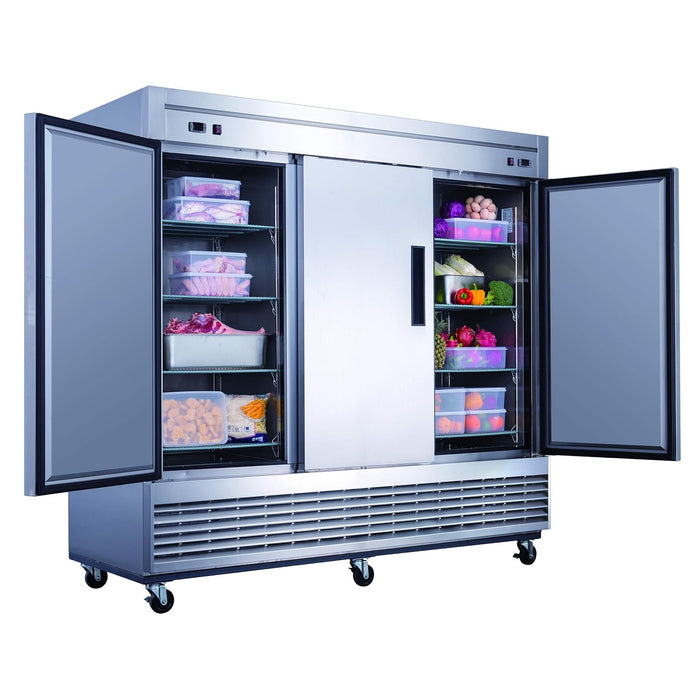 Dukers Commercial Reach In Freezer