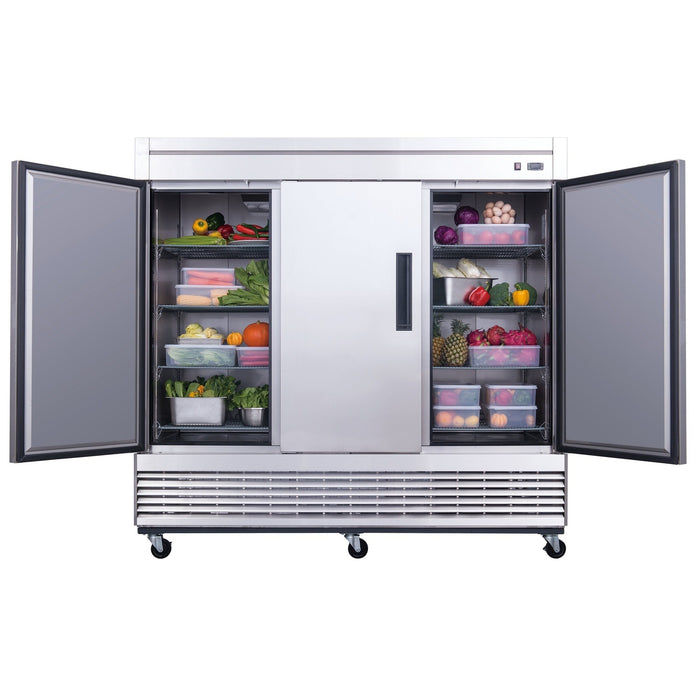 Dukers Commercial Reach In Refrigerator