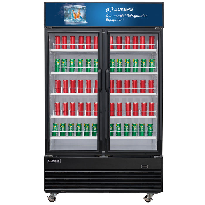Dukers Glass Door Merchandiser Refrigerator