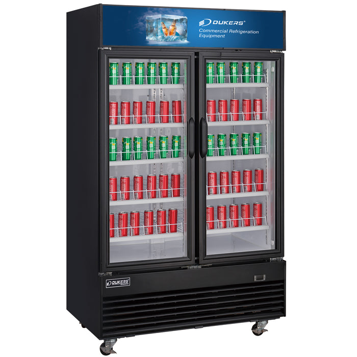Dukers Glass Door Merchandiser Refrigerator