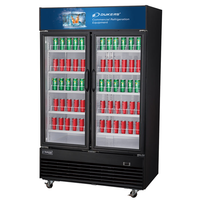 Dukers Glass Door Merchandiser Refrigerator