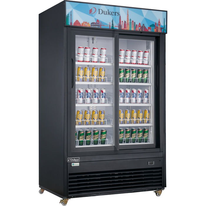 Dukers Glass Door Merchandiser Refrigerator