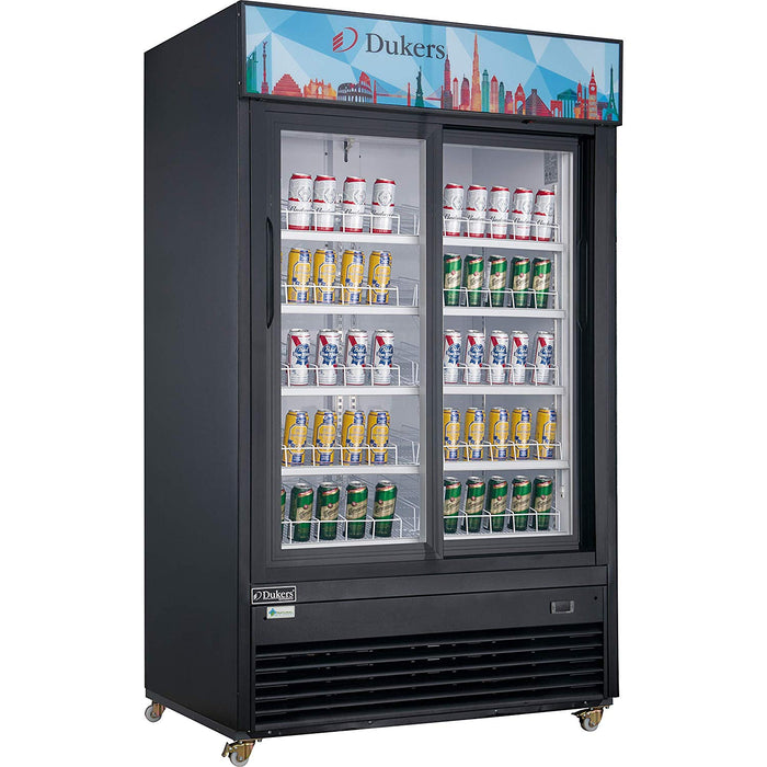 Dukers Glass Door Merchandiser Refrigerator