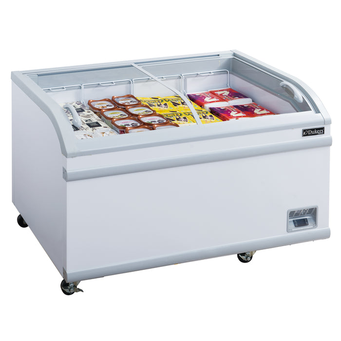 Dukers Commercial Chest Freezer in White