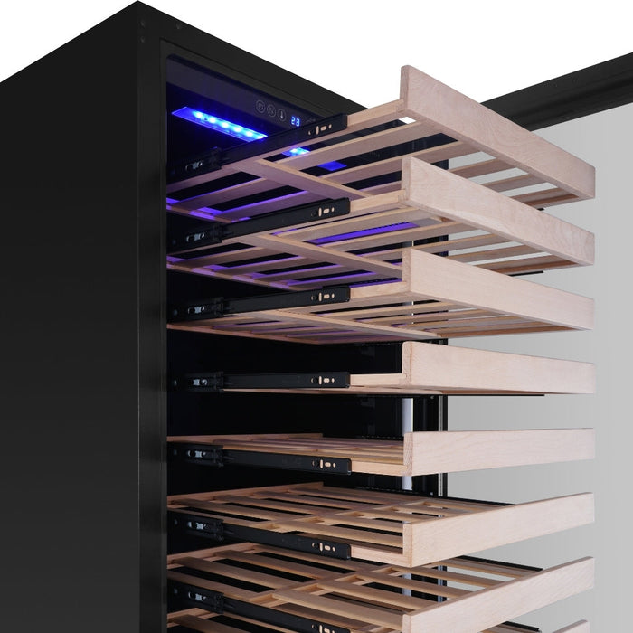 Kingsbottle Beer and Wine Cooler Combination with Low-E Glass Door