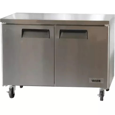 Bison Two Door Underocunter Freezer BUF-48