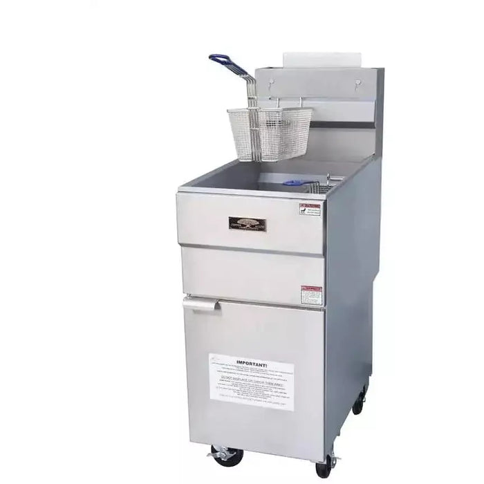 Copper Beech Gas Floor Model Full Pot Fryer CBF-40