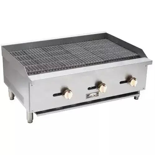 Copper Beech Gas Countertop Charbroiler CBRB-36