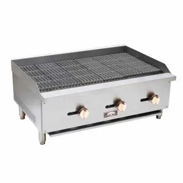 Copper Beech Gas Countertop Charbroiler CBRB-48