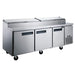 Dukers Pizza Prep Station Refrigerator