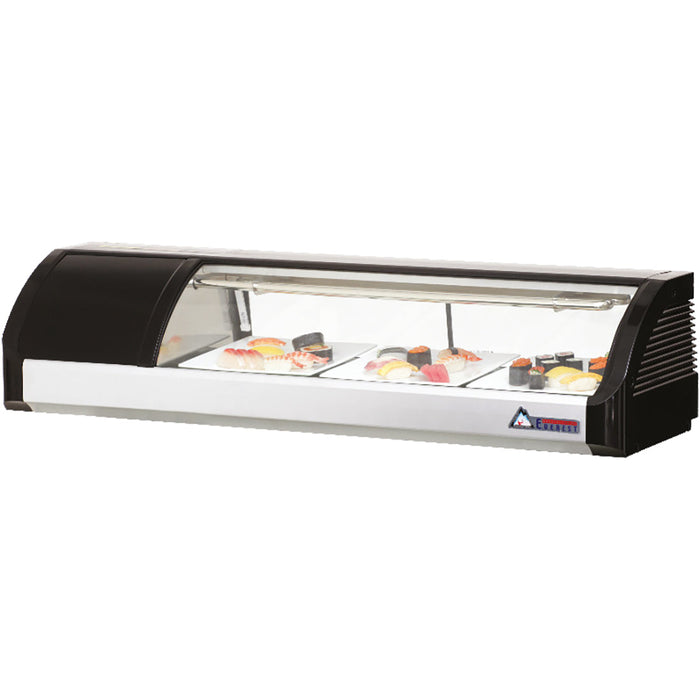Everest ESC47L 4ft Self Contained Countertop Refrigerated Display Case - Left Comp Mount Copy