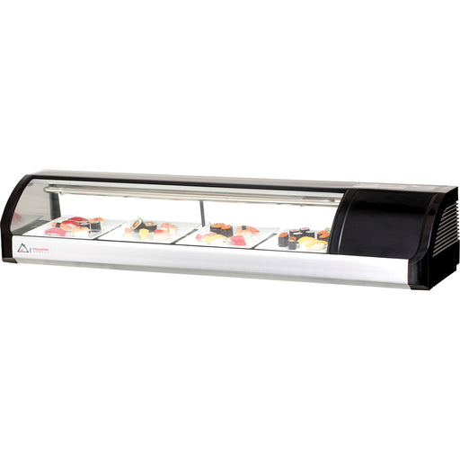 Everest ESC59R 5ft Self Contained Countertop Refrigerated Display Case - Right Comp Mount