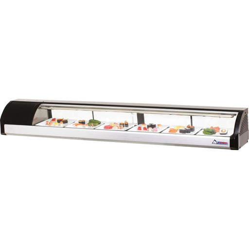 Everest ESC83L 7ft Self Contained Countertop Refrigerated Display Case - Left Comp Mount