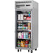 Everest Top Mounted Reach-In Glass Door Refrigerator