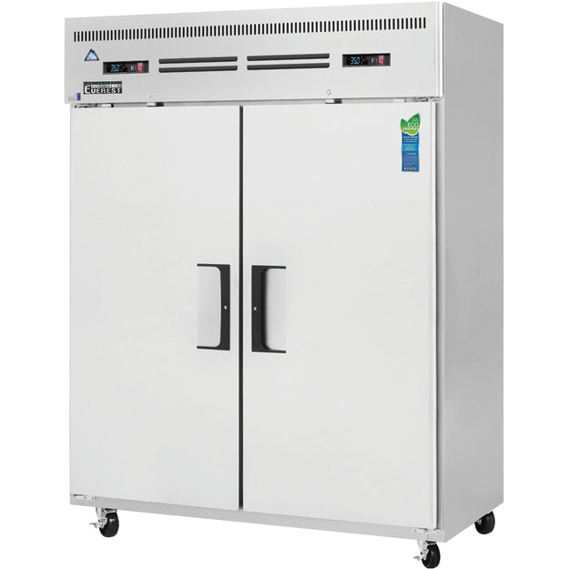 Everest Top Mounted Solid Door Dual Temps