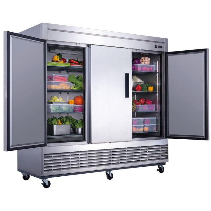Dukers Commercial Reach In Refrigerator