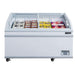Dukers Glass Top Chest Freezer