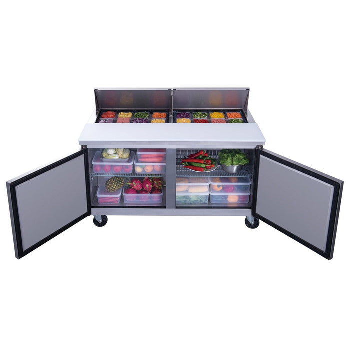 Dukers Salad Prep Station Refrigerator