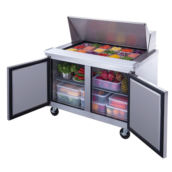 Dukers Salad Prep Station Refrigerator