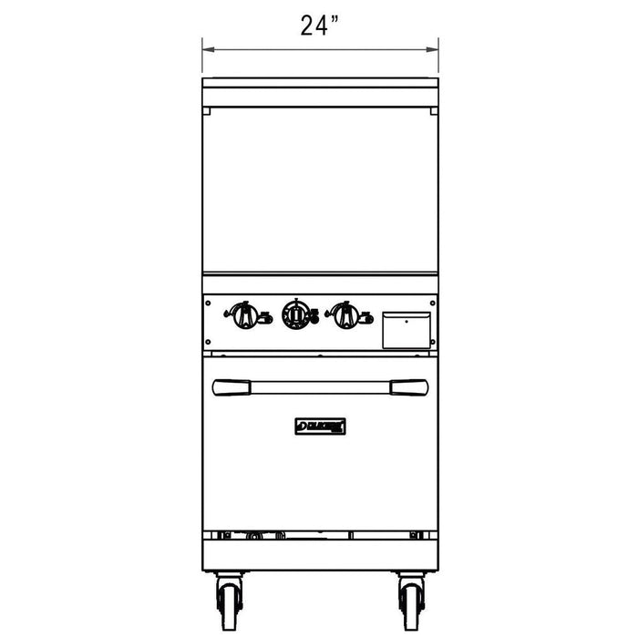 Dukers Gas Oven Range