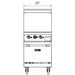 Dukers Gas Oven Range