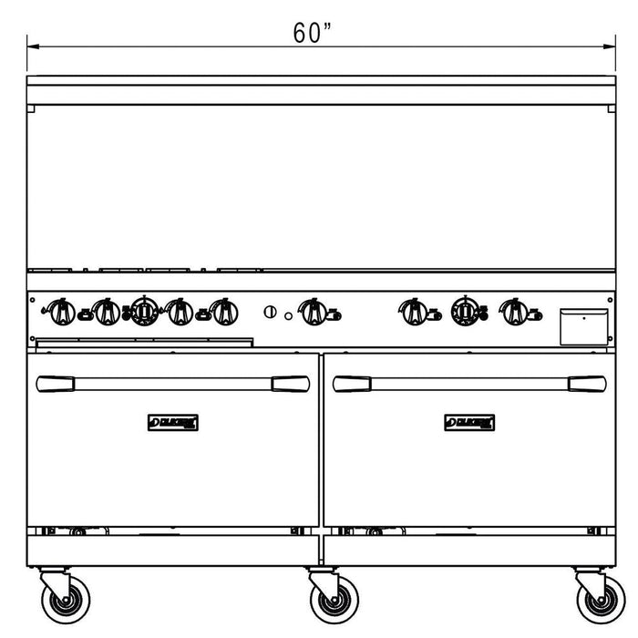 Dukers Gas Oven Range