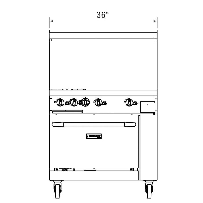 Dukers Gas Oven Range