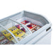 Dukers Glass Top Chest Freezer
