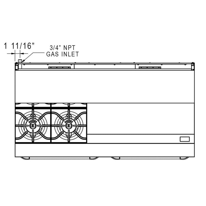Dukers Gas Oven Range