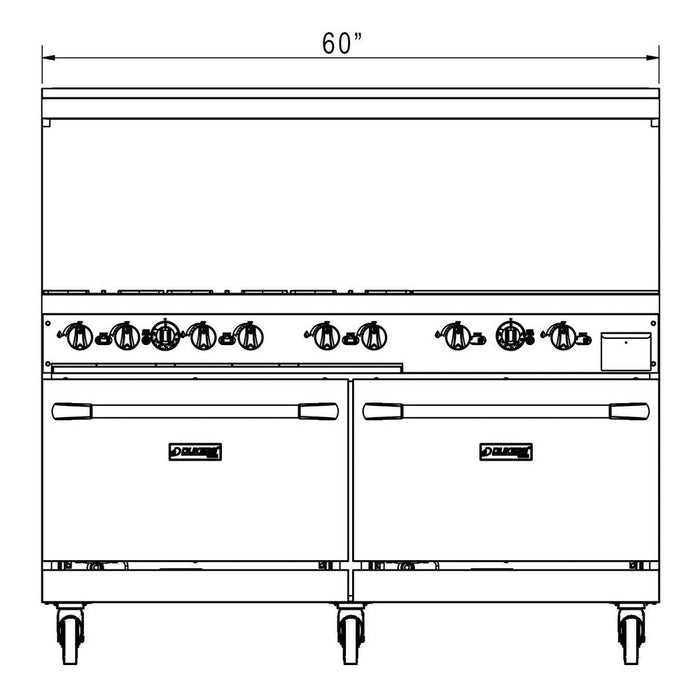 Dukers Gas Oven Range