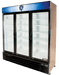 Bison Reach-in Glass Door Merchandiser Refrigerators