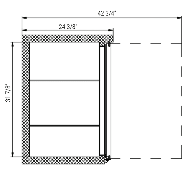 Dukers Bar & Beverage Cooler