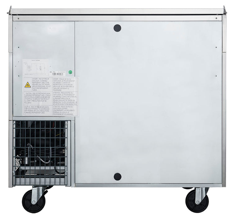 Dukers Pizza Prep Station Refrigerator