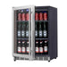 KingsBottle Beverage Refrigerator With Glass Door