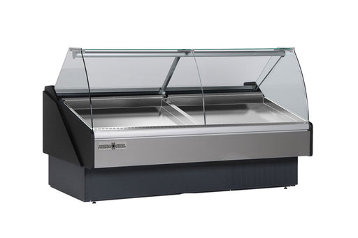 Hydra-Kool Seafood Display Case with Curved Glass