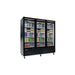 Kool-It LX-74RB 78 3/4" Three Section Glass Door Merchandiser, 3 Left/Right Hinge Doors, 115v