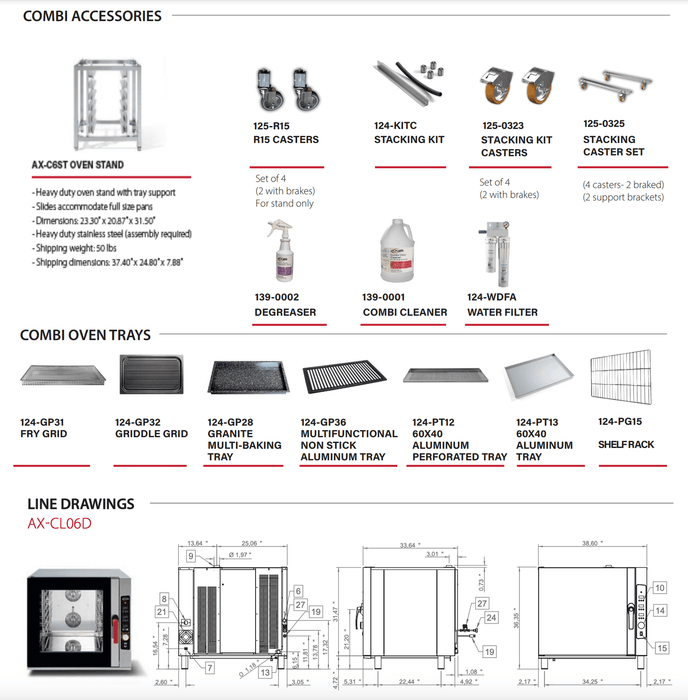 Axis Full-Size Combi Oven