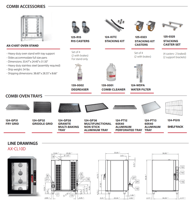 Axis Full-Size Combi Oven