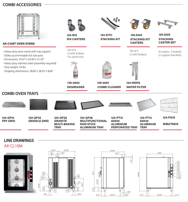 Axis Full-Size Combi Oven