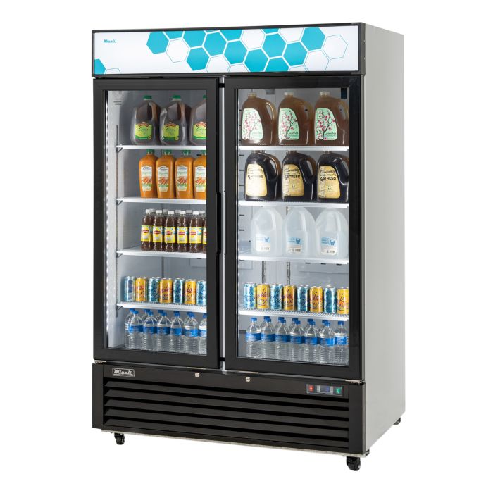 Migali Glass Door Merchandiser Refrigerator