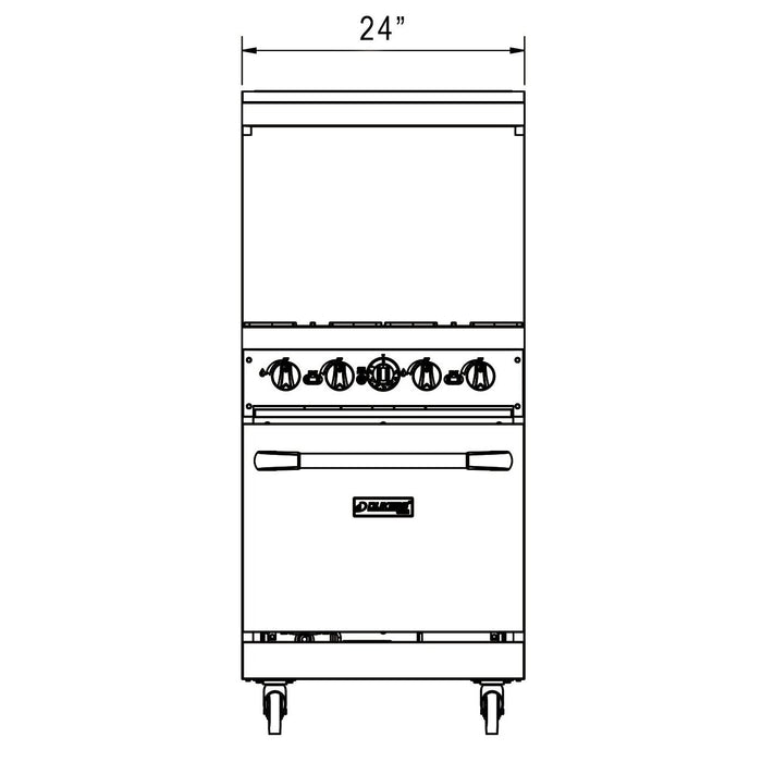 Dukers Range with Optional Griddle