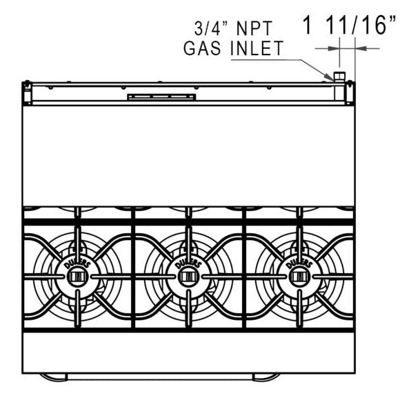 Dukers Range with Optional Griddle